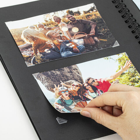 Уголки для фотографий САМОКЛЕЯЩИЕСЯ, 408 штук, 4 листа в наборе, BRAUBERG, 391311