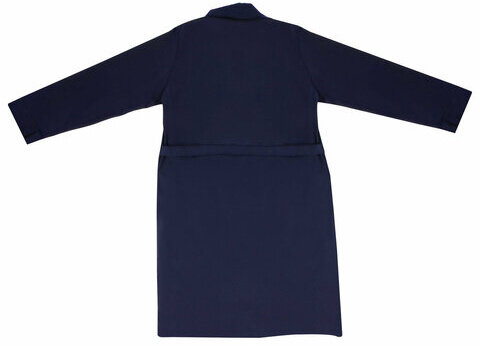 Халат технолога женский синий, смесовая ткань, размер 52-54, рост 170-176, плотность ткани 200 г/м2, 610783