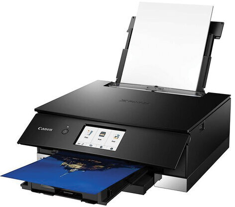 МФУ струйное CANON PIXMA TS8340 "3 в 1" А4, 15 изобр./мин, 4800х1200, ДУПЛЕКС, Wi-Fi, печать без полей, 3775C007