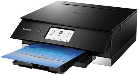 МФУ струйное CANON PIXMA TS8340 "3 в 1" А4, 15 изобр./мин, 4800х1200, ДУПЛЕКС, Wi-Fi, печать без полей, 3775C007