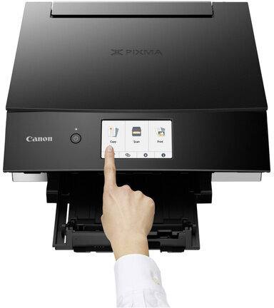 МФУ струйное CANON PIXMA TS8340 "3 в 1" А4, 15 изобр./мин, 4800х1200, ДУПЛЕКС, Wi-Fi, печать без полей, 3775C007