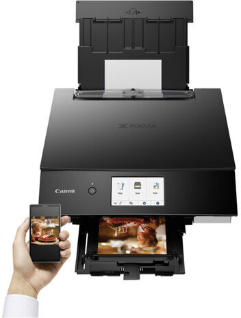 МФУ струйное CANON PIXMA TS8340 "3 в 1" А4, 15 изобр./мин, 4800х1200, ДУПЛЕКС, Wi-Fi, печать без полей, 3775C007