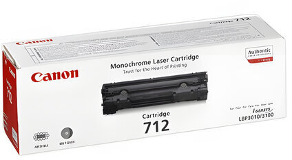 Картридж лазерный CANON (712) LBP-3010/3100 и другие, оригинальный, ресурс 1500 стр., 1870B002