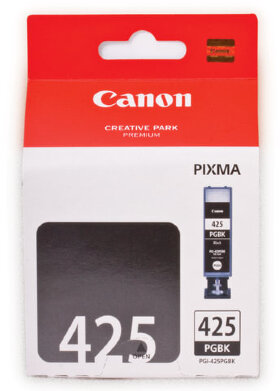 Картридж струйный CANON (PGI-425BK) Pixma MG5140/MG5240/MG6140/MG8140, черный, оригинальный, 344 стр, 4532B001