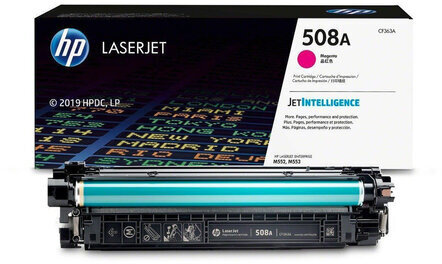 Картридж лазерный HP (CF363A) LaserJet Pro M552/M553, №508A, пурпурный, оригинальный, ресурс 5000 страниц