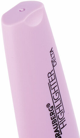 Текстовыделитель BRAUBERG "DELTA PASTEL", ЛАВАНДОВЫЙ, линия 1-5 мм, 151733