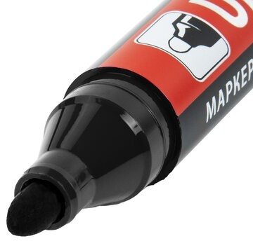 Маркер перманентный ULTRA MARKER, ЧЕРНЫЙ, 3,5 мм, с клипом, BRAUBERG, 152204