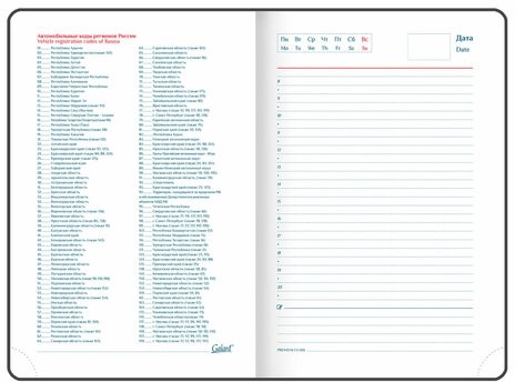 Ежедневник недатированный А5 148х218 мм GALANT "Ritter", под кожу, 160 л., красный, 114465