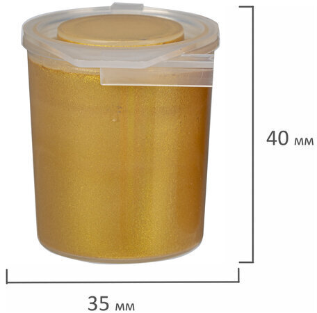 Краски акриловые МЕТАЛЛИК для рисования и хобби ОСТРОВ СОКРОВИЩ 6 цветов по 25 мл, 191691