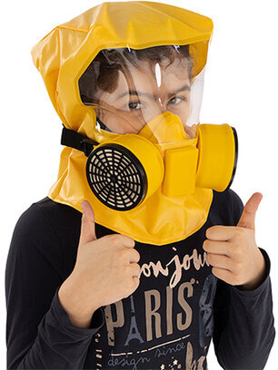 Самоспасатель фильтрующий универсальный малогабаритный, от 7 лет, от 15 минут защиты, Шанс-ЕД