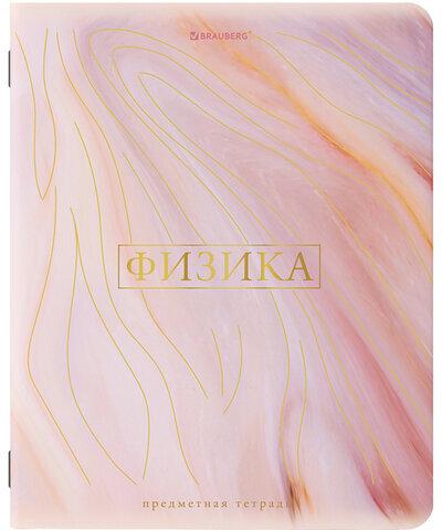 Тетради предметные со справочным материалом, КОМПЛЕКТ 10 ПРЕДМЕТОВ, "PASTEL", 48 л., SoftTouch, фольга, BRAUBERG, 404031