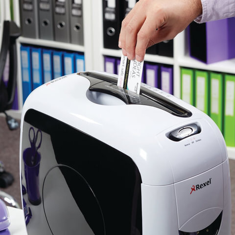 Уничтожитель (шредер) REXEL STYLE+, 4 уровень секретности, фрагменты 4x24 мм, 7 листов, 12 л, 2101944EU