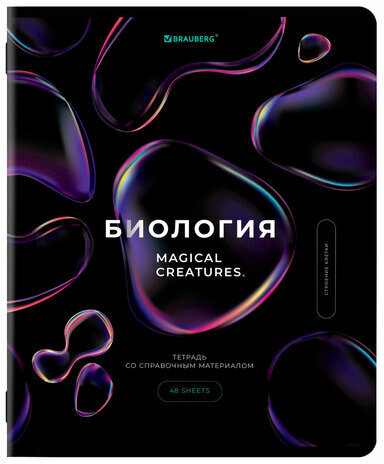 Тетради предметные, КОМПЛЕКТ 12 ПРЕДМЕТОВ, "MAGICAL", 48 л., глянцевый УФ-лак, BRAUBERG, 404610