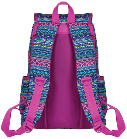 Рюкзак BRAUBERG для старшеклассников/студентов/молодежи, узоры, "Орнамент", 15 литров, 34х25,5х12,5 см, 226359