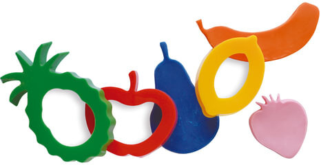 Пластилин на растительной основе JOVI (Испания), набор, "Огород", 5 цветов, 20 предметов, 476