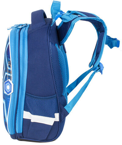 Ранец BRAUBERG PREMIUM, 2 отделения, с брелком, Techno, 38х29х16 см, 227812