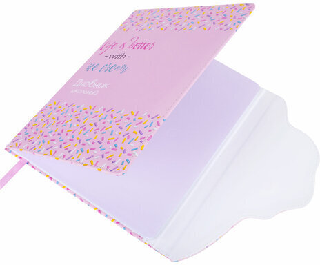 Дневник 1-11 класс 48 л., кожзам (твердая), магнитный клапан, ЮНЛАНДИЯ, "Мороженка", 106184