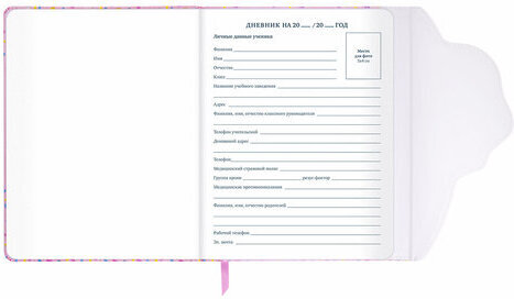 Дневник 1-11 класс 48 л., кожзам (твердая), магнитный клапан, ЮНЛАНДИЯ, "Мороженка", 106184