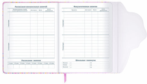 Дневник 1-11 класс 48 л., кожзам (твердая), магнитный клапан, ЮНЛАНДИЯ, "Мороженка", 106184