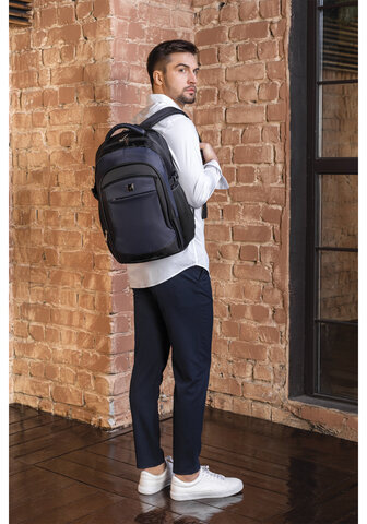 Рюкзак BRAUBERG URBAN универсальный, с отделением для ноутбука, крепление на чемодан, Practic, 48х20х32 см, 229874