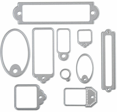 Ножи "Бирки" для Машинки для вырубки и тиснения ОС-5, 10 штук, ОСТРОВ СОКРОВИЩ, 663823, 861-012-015