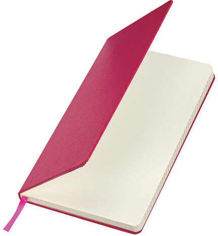 Блокнот А5 (130х210 мм), BRAUBERG ULTRA, балакрон, 80 г/м2, 96 л., клетка, розовый, 113038