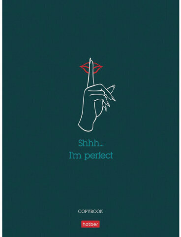 Тетрадь А5, 60 л., HATBER, скоба, клетка, картон с тиснением, "Женские секреты", (5 видов), 60Т5тВ1