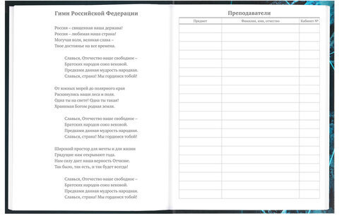 Дневник 5-11 класс 48 л., твердый, BRAUBERG, глянцевая ламинация, с подсказом, "Интернет", 106869