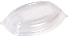 Крышки для одноразовых ланч-боксов СпК-257 (605092), комплект 70 шт., 257х202х35 мм, ПП, прозрачные