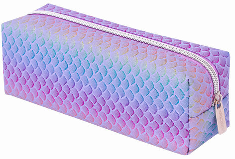 Пенал-косметичка ЮНЛАНДИЯ SEASTORY на молнии, мягкий, "Fishtail", 21х6х7 см, 270048
