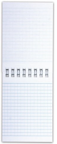 Блокнот МАЛЫЙ ФОРМАТ (75х105 мм) А7, 40 л., гребень, картон, клетка, HATBER, "INSIDE Стиль", 0Б7C1гр, ВО1189