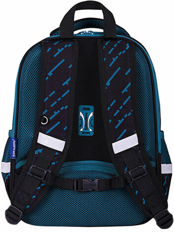 Ранец BRAUBERG FIT, 2 отделения, "Super car", 38х27х14 см, 272024