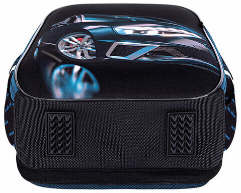 Ранец BRAUBERG FIT, 2 отделения, "Super car", 38х27х14 см, 272024