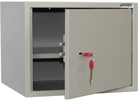 Шкаф металлический для документов BRABIX "KBS-02", 320х420х350 мм, 9,6 кг, сварной, 291151