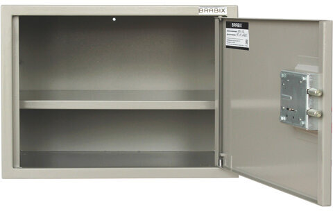 Шкаф металлический для документов BRABIX "KBS-02", 320х420х350 мм, 9,6 кг, сварной, 291151