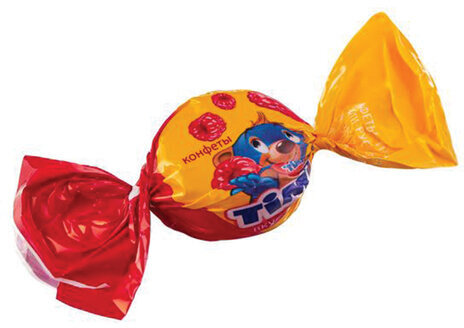 Конфеты желейные TIMI "Mix" со вкусами яблока, апельсина и малины, 1000 г, пакет, 15880