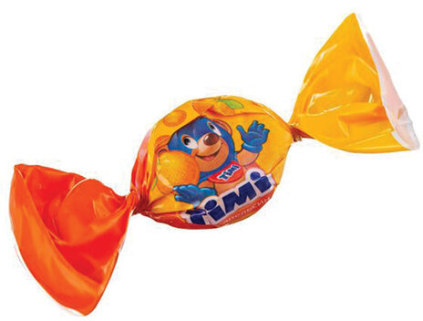 Конфеты желейные TIMI "Mix" со вкусами яблока, апельсина и малины, 1000 г, пакет, 15880