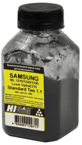 Тонер Hi-Black для Samsung ML-1210/1220/1250/OptraE210, Standard, Тип 1.8, Bk, 85 г, банка, 98036803