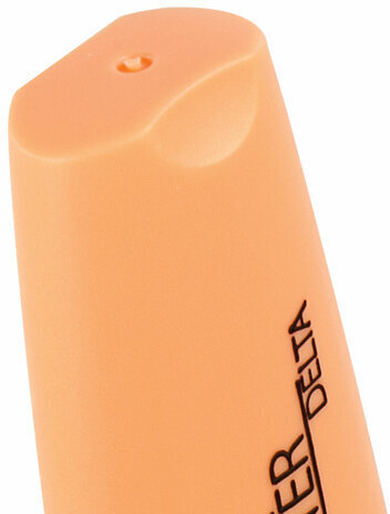 Текстовыделитель BRAUBERG "DELTA PASTEL", ПЕРСИКОВЫЙ, линия 1-5 мм, 151734