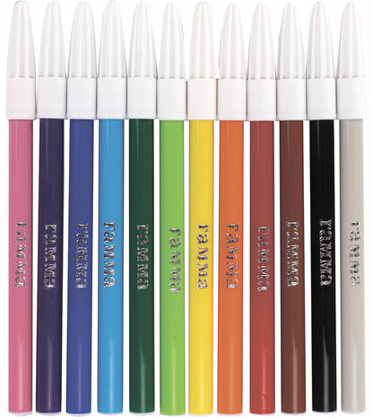 Фломастеры ГАММА "Мультики", 12 цветов, вентилируемый колпачок, картонная упаковка, 180319_05