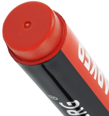 Маркер перманентный ULTRA MARKER, КРАСНЫЙ, 3,5 мм, с клипом, BRAUBERG, 152205