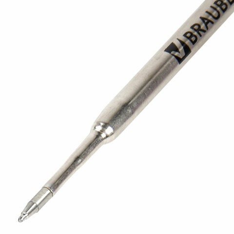 Стержень шариковый масляный BRAUBERG, СИНИЙ, тип PARKER, 98 мм, металлический корпус, линия письма 0,5 мм, 170346