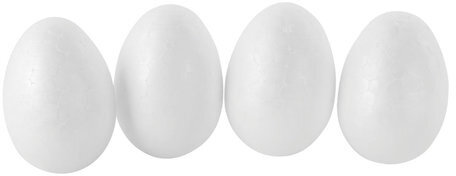 Пенопластовые заготовки для творчества "Эллипсы", 4 шт., 60 мм, ОСТРОВ СОКРОВИЩ, 661354