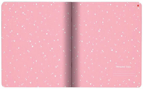 Тетрадь А5 48 л. АЛЬТ скоба, клетка, Soft Touch, фольга, "ЗЕФИРНОЕ НАСТРОЕНИЕ", 7-48-569