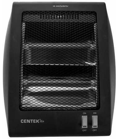 Обогреватель инфракрасный CENTEK CT-6100 DGY, 800 Вт, 2 режима, напольная установка, черный