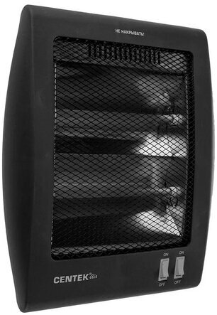 Обогреватель инфракрасный CENTEK CT-6100 DGY, 800 Вт, 2 режима, напольная установка, черный