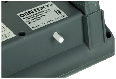 Обогреватель инфракрасный CENTEK CT-6100 DGY, 800 Вт, 2 режима, напольная установка, черный