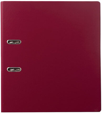 Папка-регистратор BRAUBERG с двухсторонним покрытием из ПВХ, 70 мм, бордовая, 222653