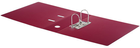 Папка-регистратор BRAUBERG с двухсторонним покрытием из ПВХ, 70 мм, бордовая, 222653