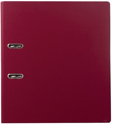 Папка-регистратор BRAUBERG с двухсторонним покрытием из ПВХ, 70 мм, бордовая, 222653